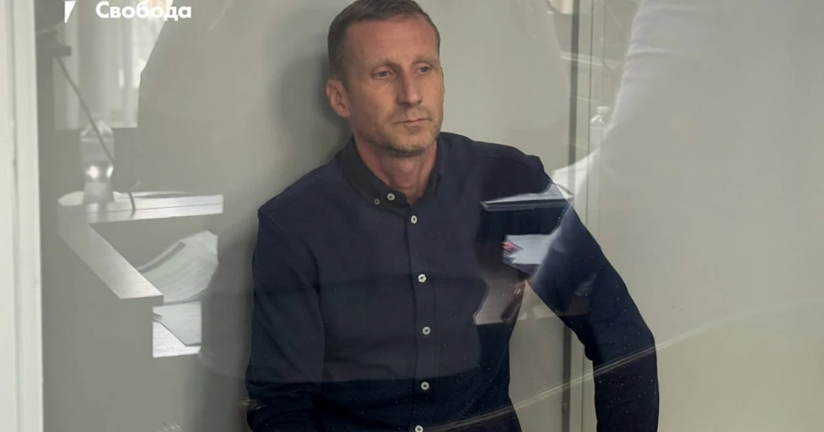 Василь Гончарук у залі Святошинського районного суду Києва під час розгляду клопотання про запобіжний захід 27 липня 2026