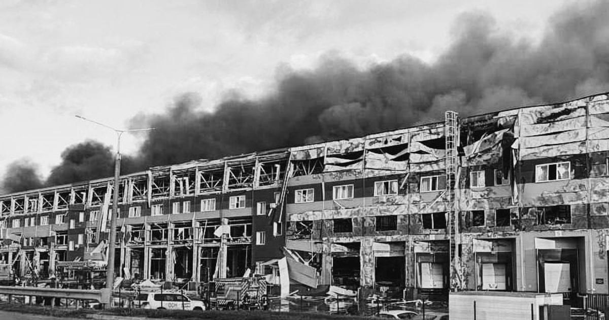 Склад видавництва «Книголав», пошкоджений російським обстрілом 19 липня 2026 року