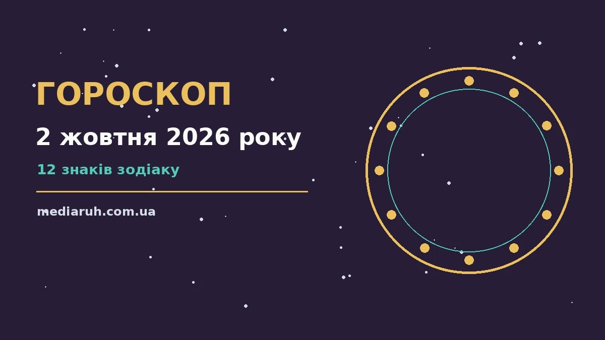 Гороскоп на 2 жовтня 2026 року: ритм дня для 12 знаків для спокійних і точних рішень